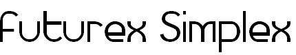 Free Font Futurex Simplex