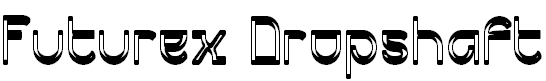 Free Font Futurex Dropshaft