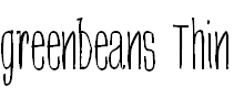 Font Font greenbeans