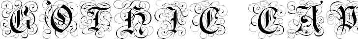 Font Font Gothic Caps