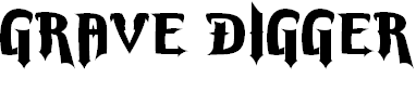 Font Font Grave Digger
