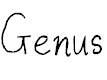 Font Font Genus