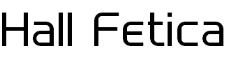 Free Font Hall Fetica