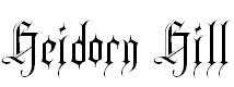 Free Font Heidorn Hill