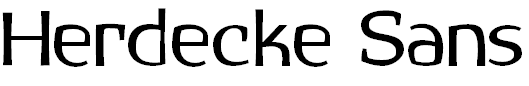 Free Font Herdecke Sans