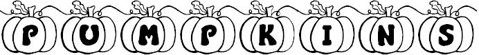 Free Font JI Pumpkins