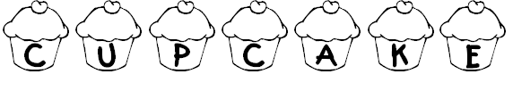 Free Font KR Cupcake