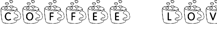 Free Font KR Coffee Love