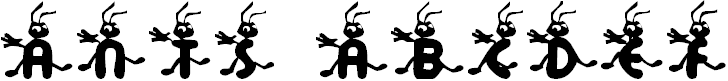 Free Font KR Ants