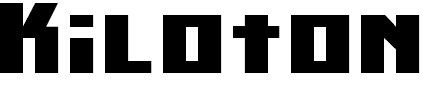 Free Font Kiloton