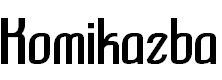 Free Font Komikazba