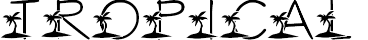 Free Font LMS Tropical Island Dream