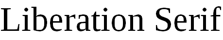 Free Font Liberation Serif
