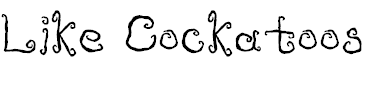Font Font Like Cockatoos
