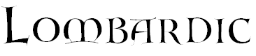 Font Font Lombardic