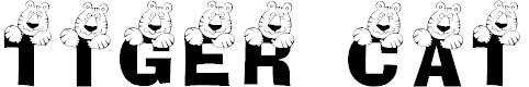 Free Font LCR Tiger Cat