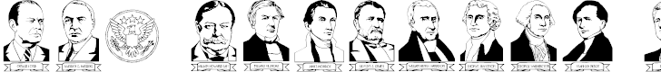 Free Font LCR American Presidents