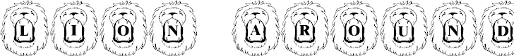 Free Font LMS Lion Around