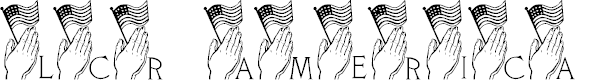 Free Font LCR America Prays LSF