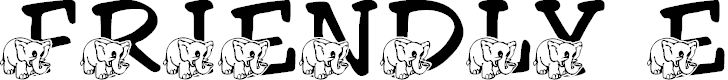 Free Font LMS Friendly Elephant