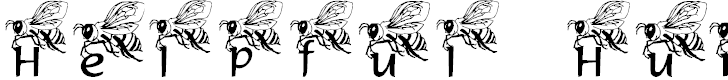 Free Font LMS Helpful Hunny Bee