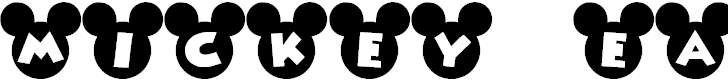 Free Font Mickey Ears