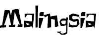Free Font Malingsia