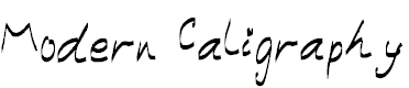 Free Font Modern Caligraphy