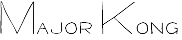 Free Font Major Kong