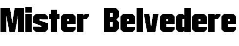 Free Font Mister Belvedere