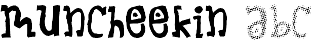 Free Font Muncheekin