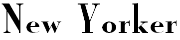 Free Font New Yorker