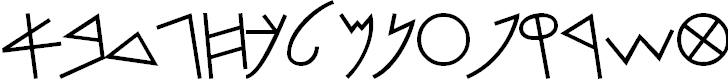 Font Font Phoenician Moabite