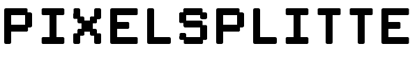 Free Font PixelSplitter