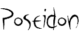 Free Font Poseidon AOE