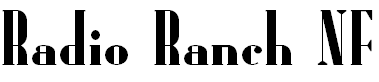 Free Font Radio Ranch