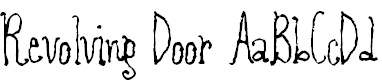 Free Font Revolving Door