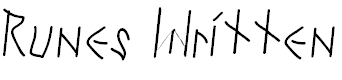 Free Font Runes Written