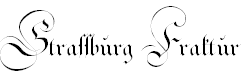 Free Font Strassburg Fraktur