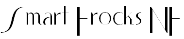 Free Font Smart Frocks NF