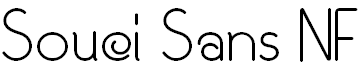 Free Font Souci Sans