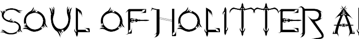 Free Font Soul Of Holitter Alternative