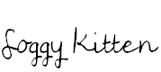 Free Font Soggy Kitten
