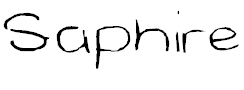 Free Font Saphire