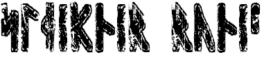 Free Font Sleipnir Runic