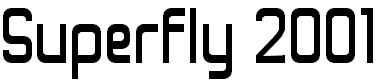 Free Font Superfly 2001