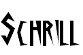 Free Font Schrill AOE