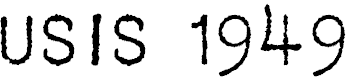 Free Font USIS 1949