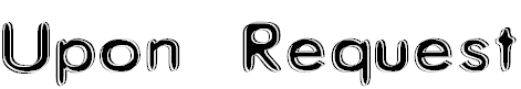Free Font Upon Request