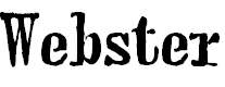 Font Font Webster